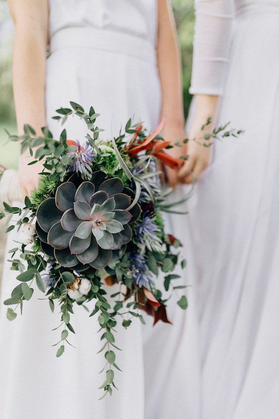 bouquet sposa cactus