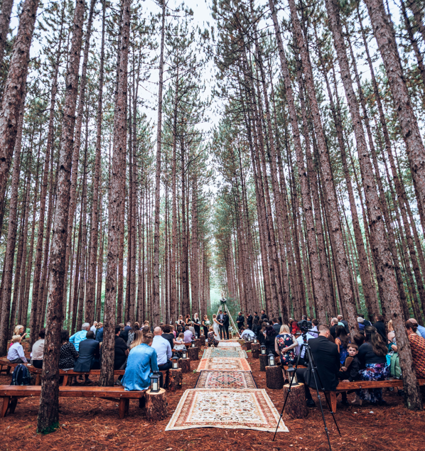 matrimonio nel bosco